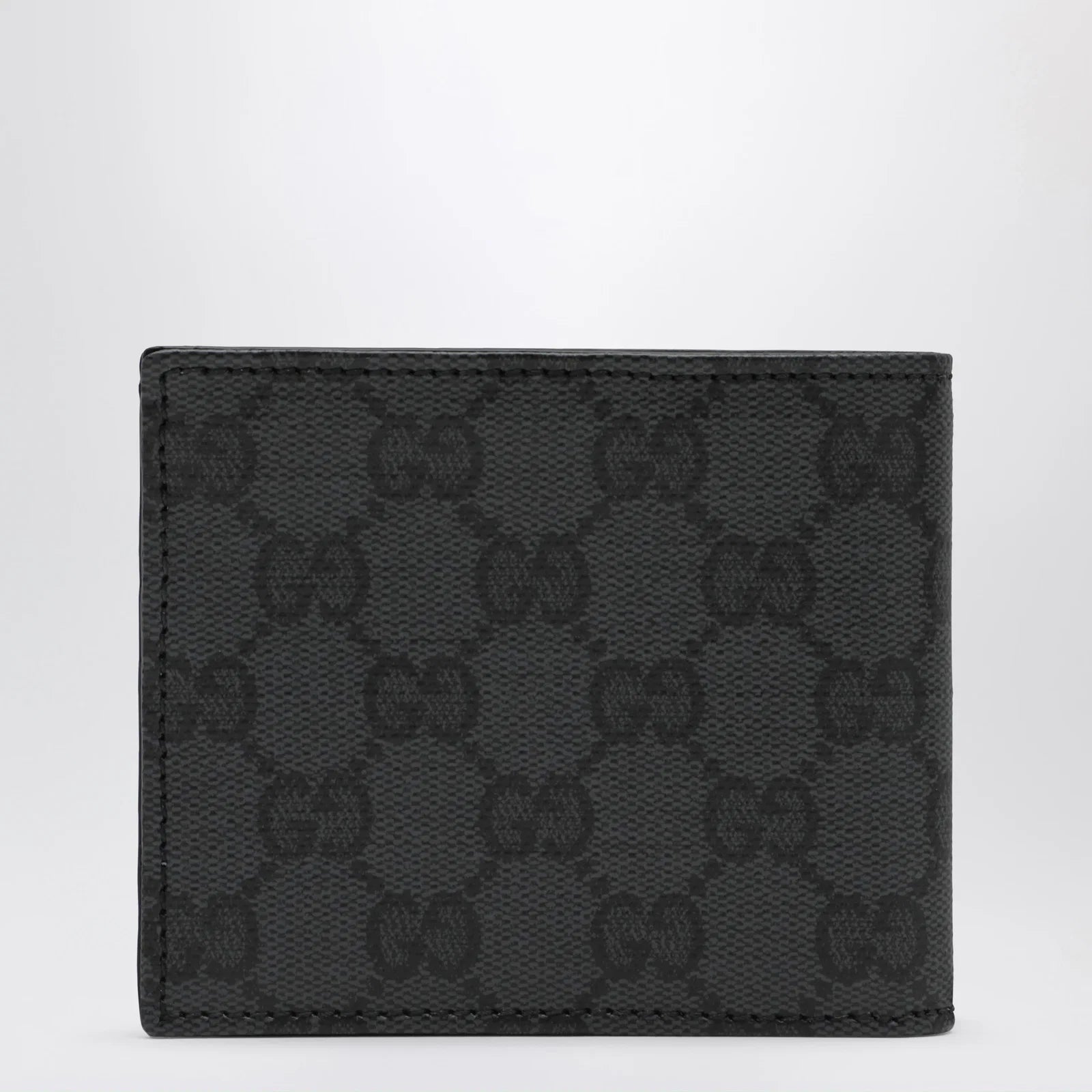 GUCCI Essence Classic bifold wallet in GG canvas, black