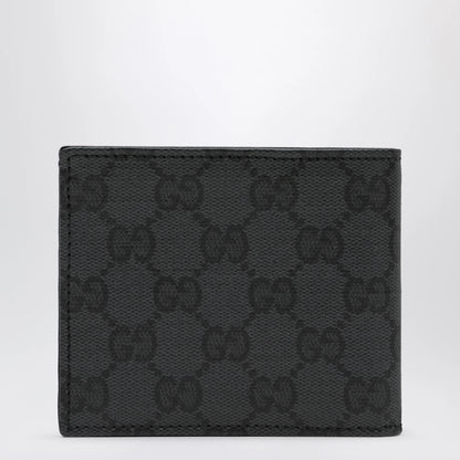 GUCCI Essence Classic bifold wallet in GG canvas, black
