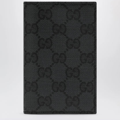 GUCCI Essence Classic card holder in black GG fabric