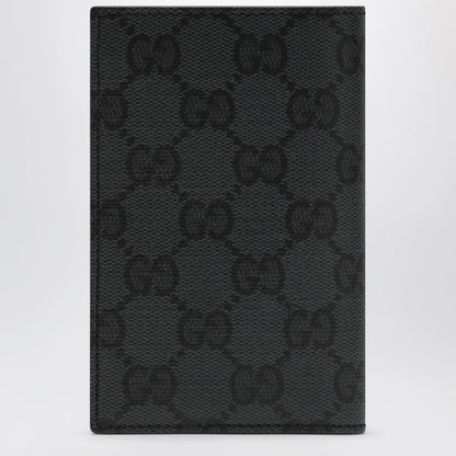 GUCCI Essence Classic card holder in black GG fabric