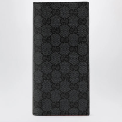GUCCI Essence Classic long wallet in black GG fabric