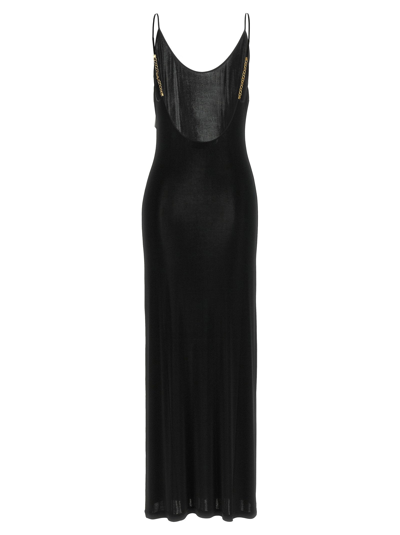 Saint Laurent Cassandre Chain Dress