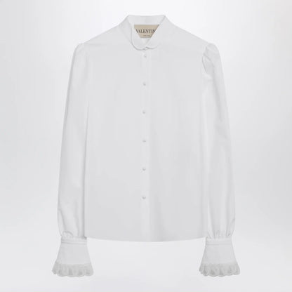 Valentino White cotton poplin shirt