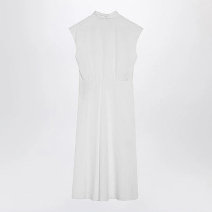 Valentino White midi dress with Sangallo embroidery