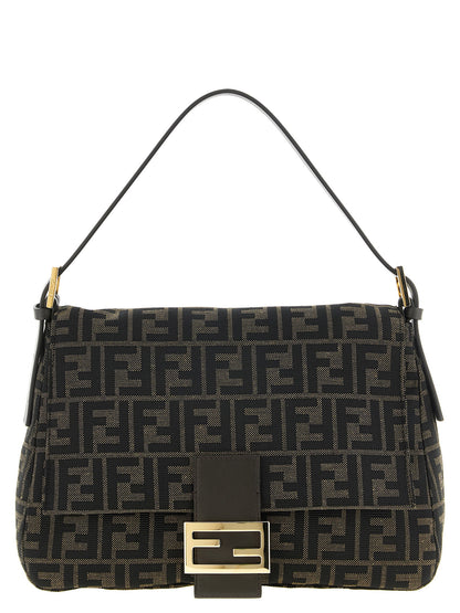 Fendi Brown Flap 26325 Shoulder Bag