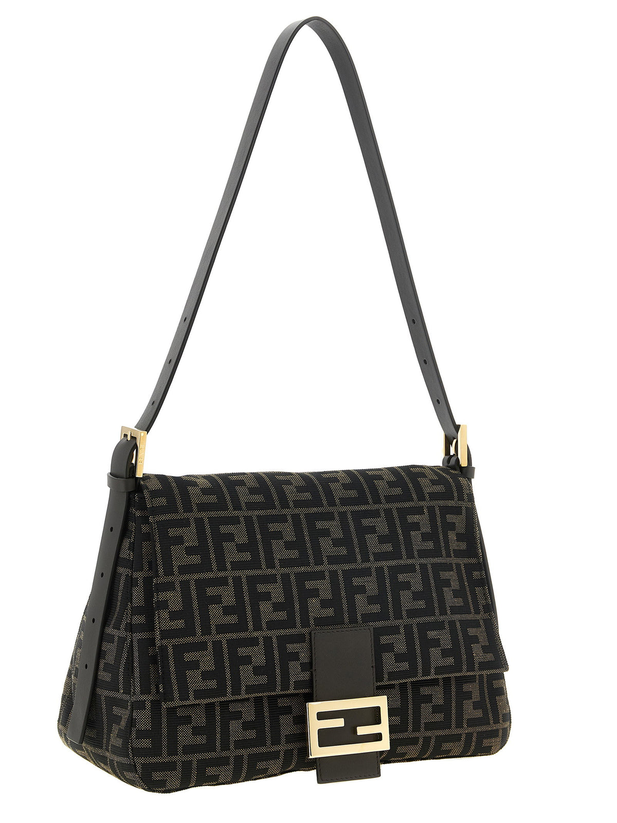 Fendi Brown Flap 26325 Shoulder Bag