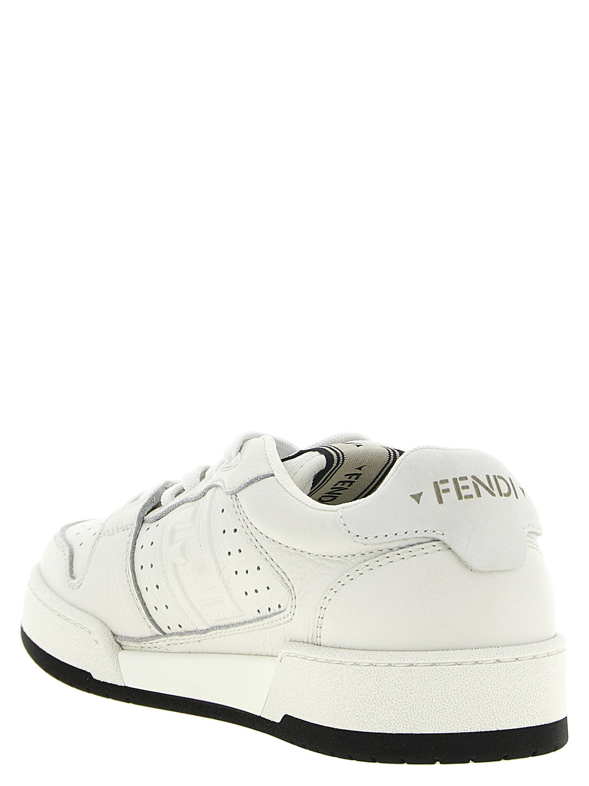 White Fendi Match Sneakers
