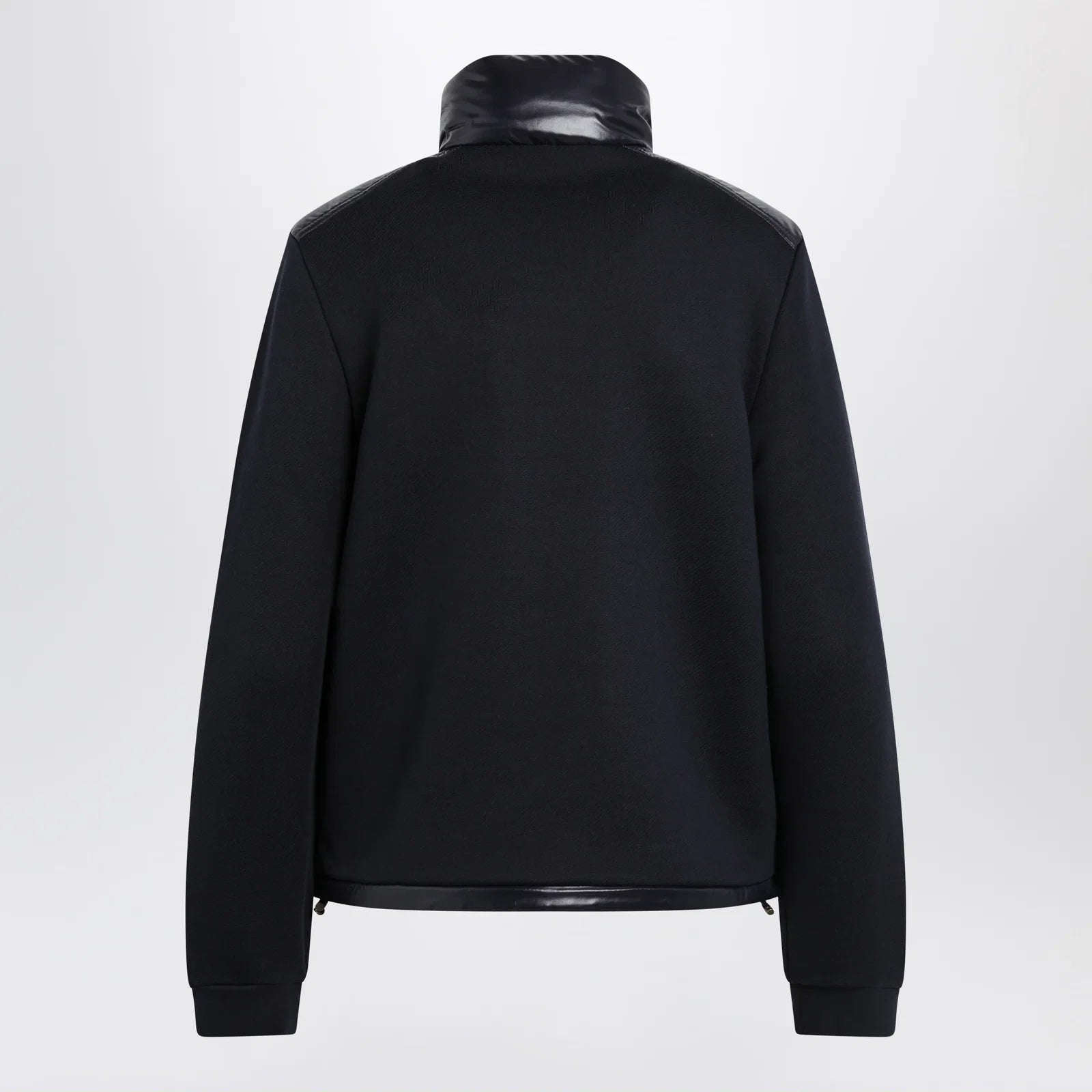 Moncler Navy Padded Zip-Up Sweatshirt