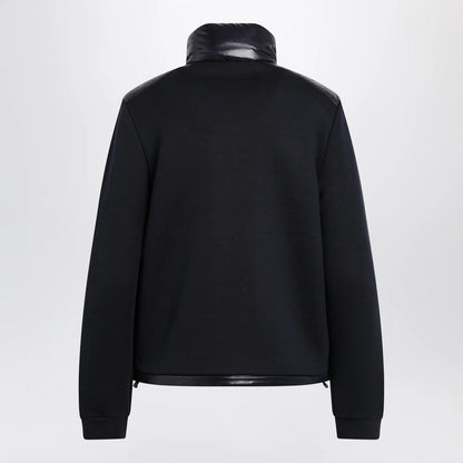 Moncler Navy Padded Zip-Up Sweatshirt