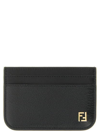 Fendi Black Ff Card Holder