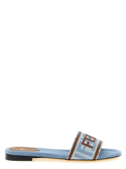 Fendi Denim Sandals