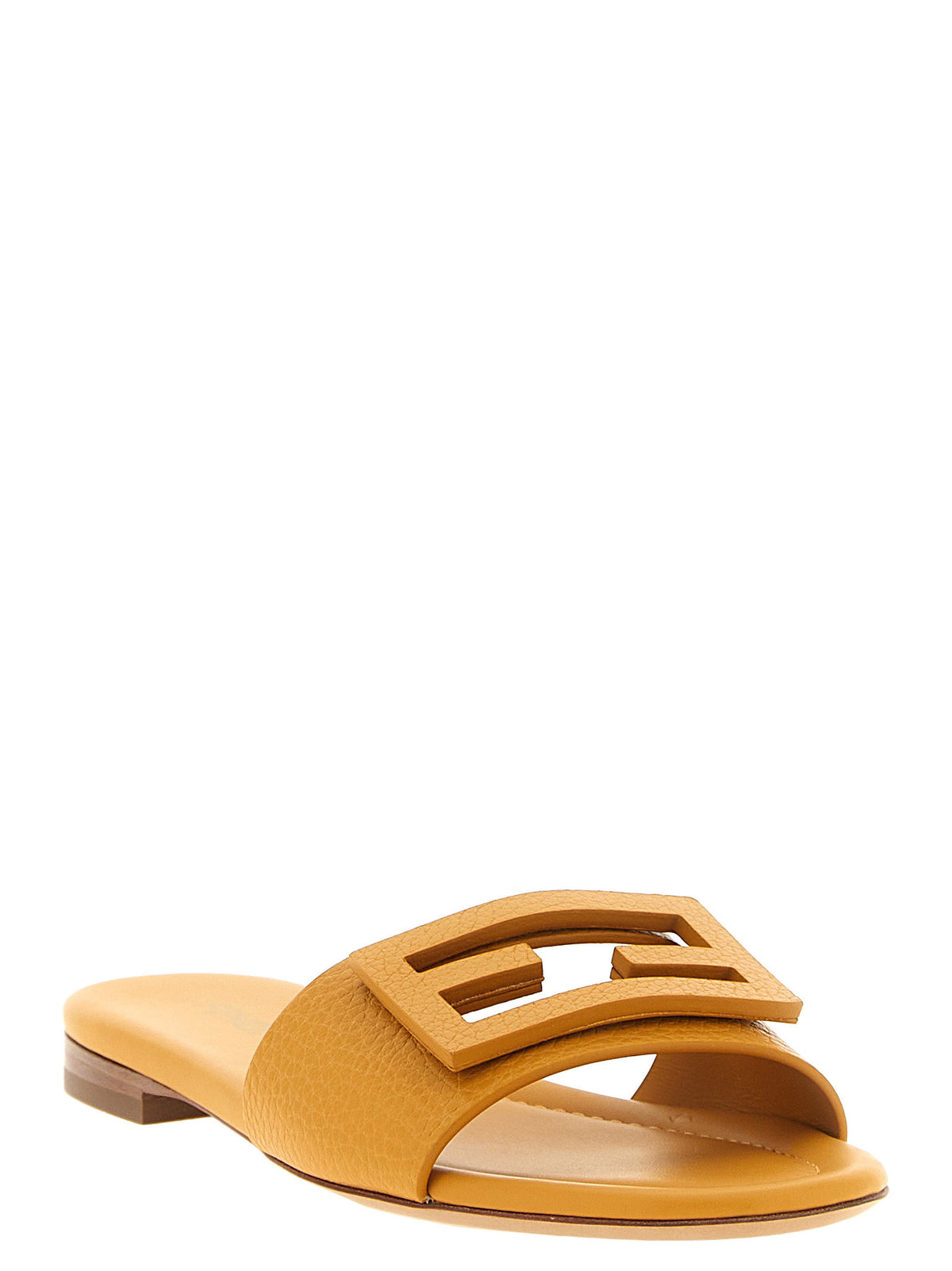 Fendi Yellow Tube Slides
