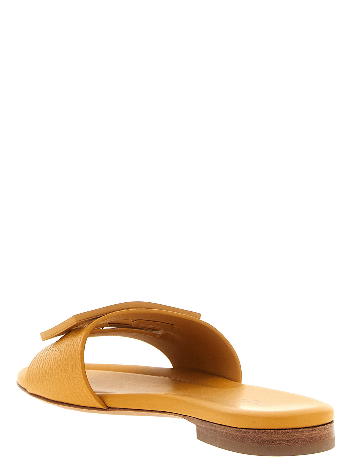 Fendi Yellow Tube Slides