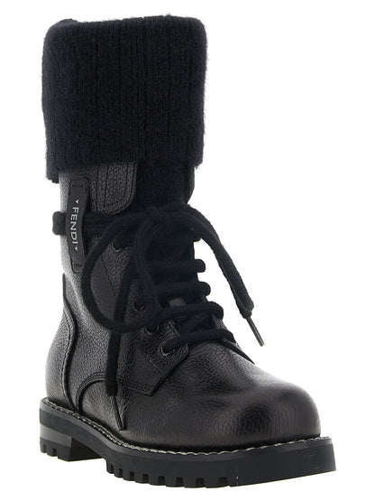 Fendi Commando Ankle Boots