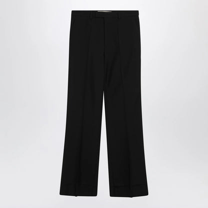 Valentino Black wool-blend trousers