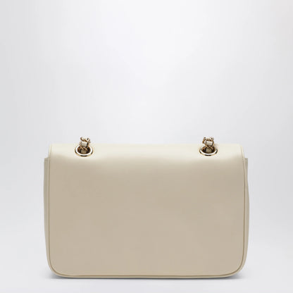 Valentino Garavani Medium Djuna shoulder bag in nappa leather, white