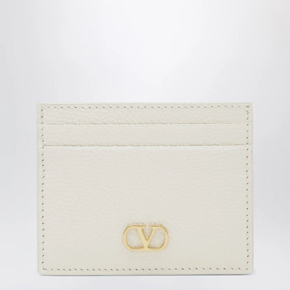 Valentino Garavani Vlogo Signature ivory cardholder