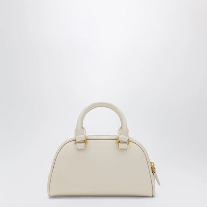 Valentino Garavani Ivory VLogo Signature mini duffle bag in grained calfskin