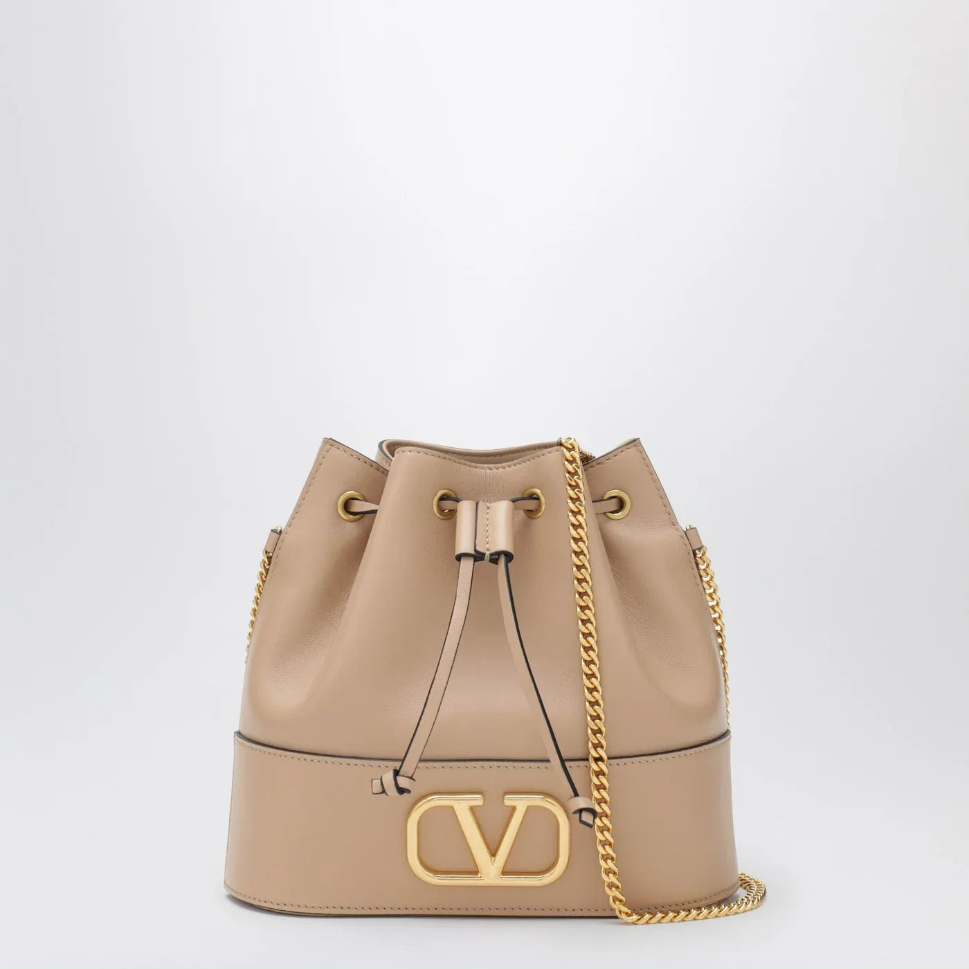 Valentino Garavani Pink leather Vlogo Signature mini hobo bag