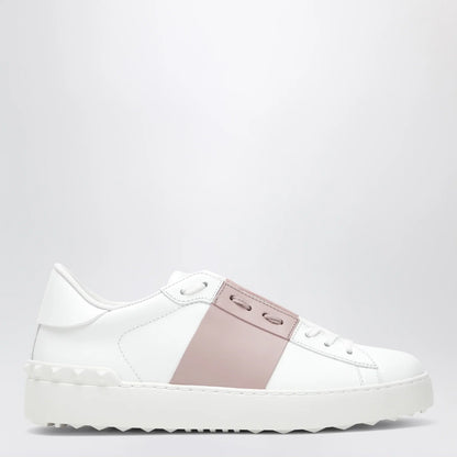 Valentino Garavani Open sneakers in white/antique pink