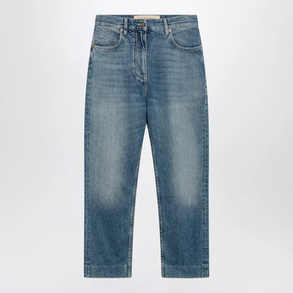 Valentino Medium blue jeans with VPatch detail on the back