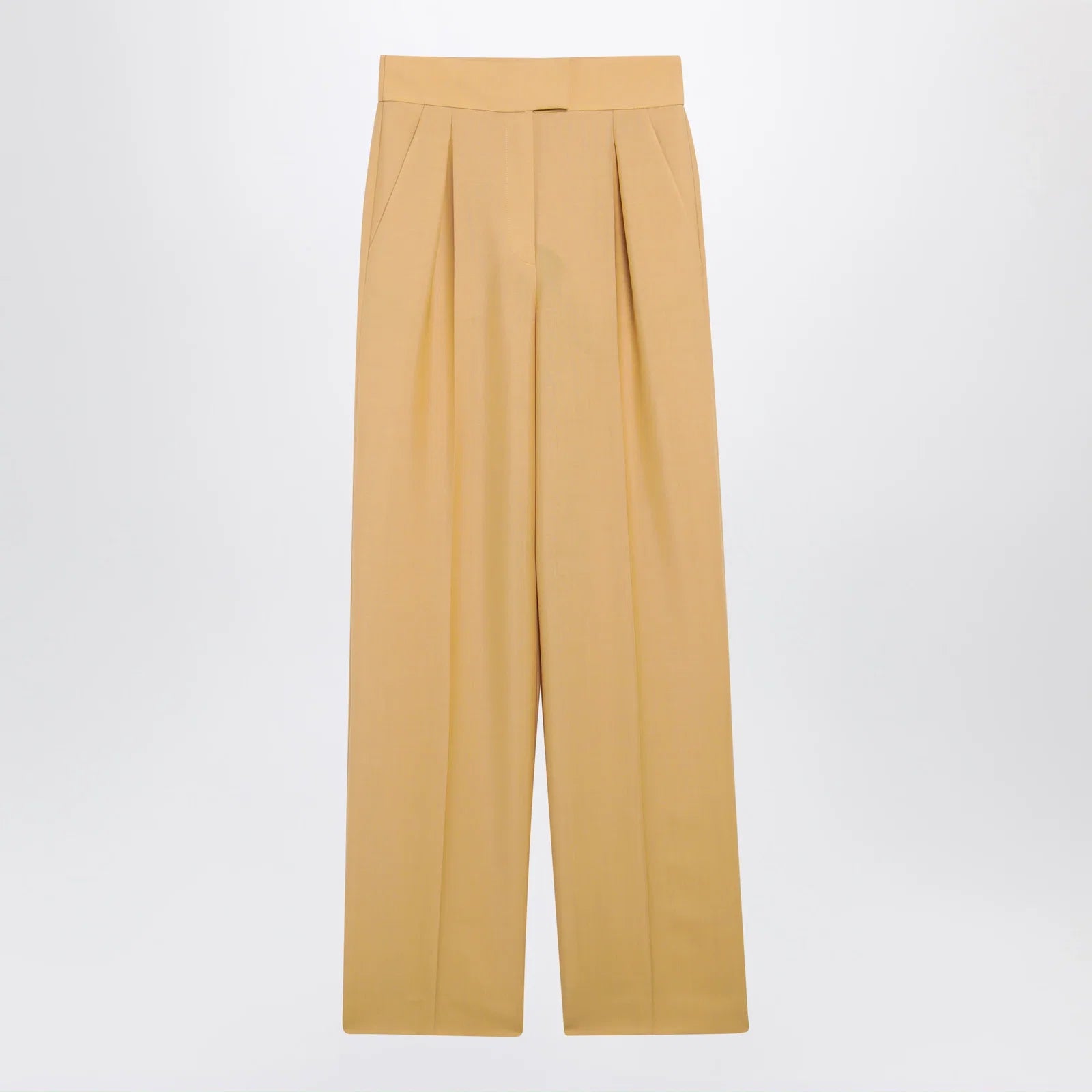 Valentino British Mohair trousers in ochre