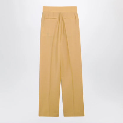 Valentino British Mohair trousers in ochre