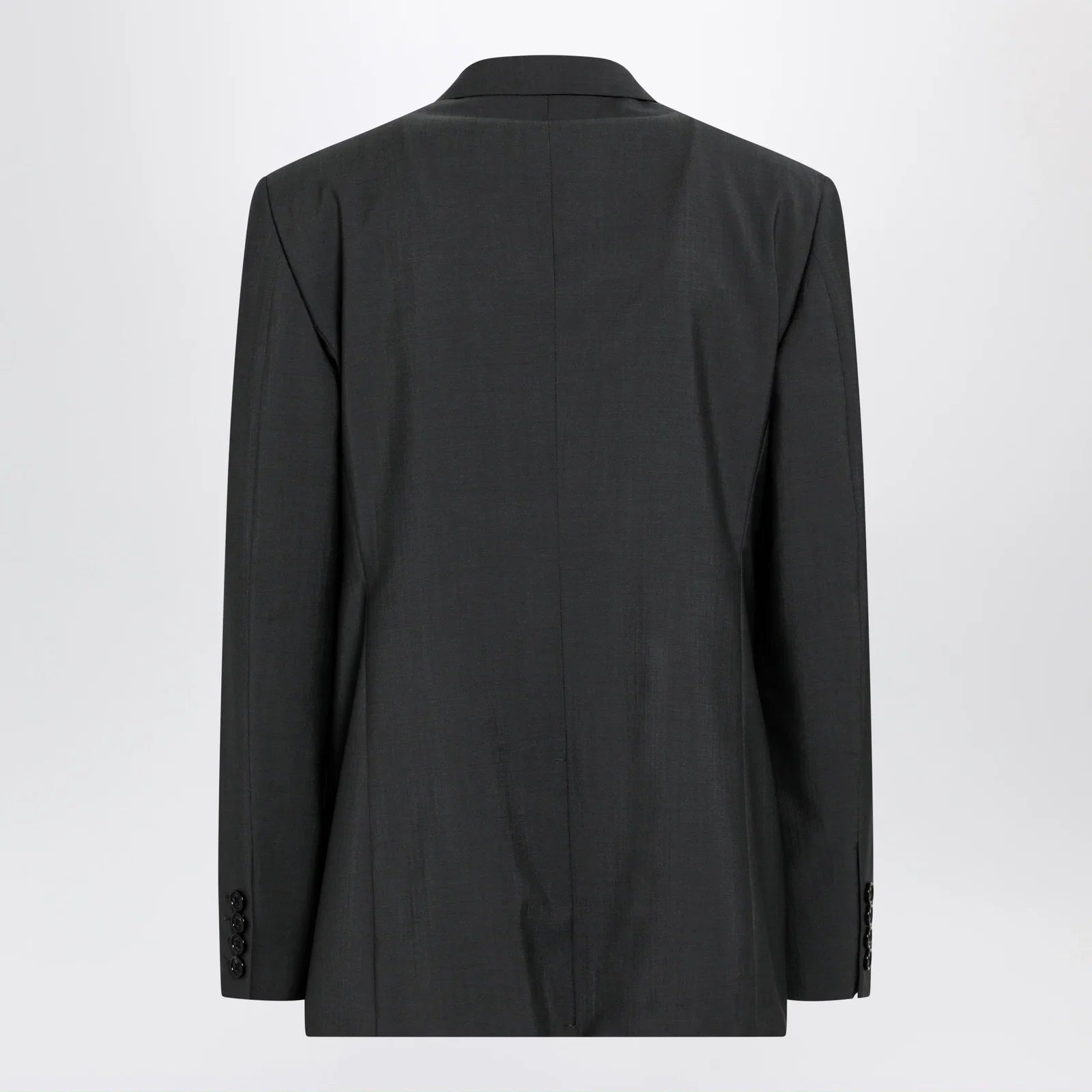 Valentino Single-breasted wool and mohair jacket in black