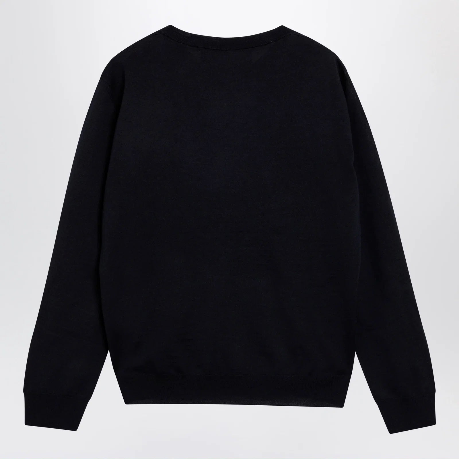 Valentino Navy blue wool crewneck sweater