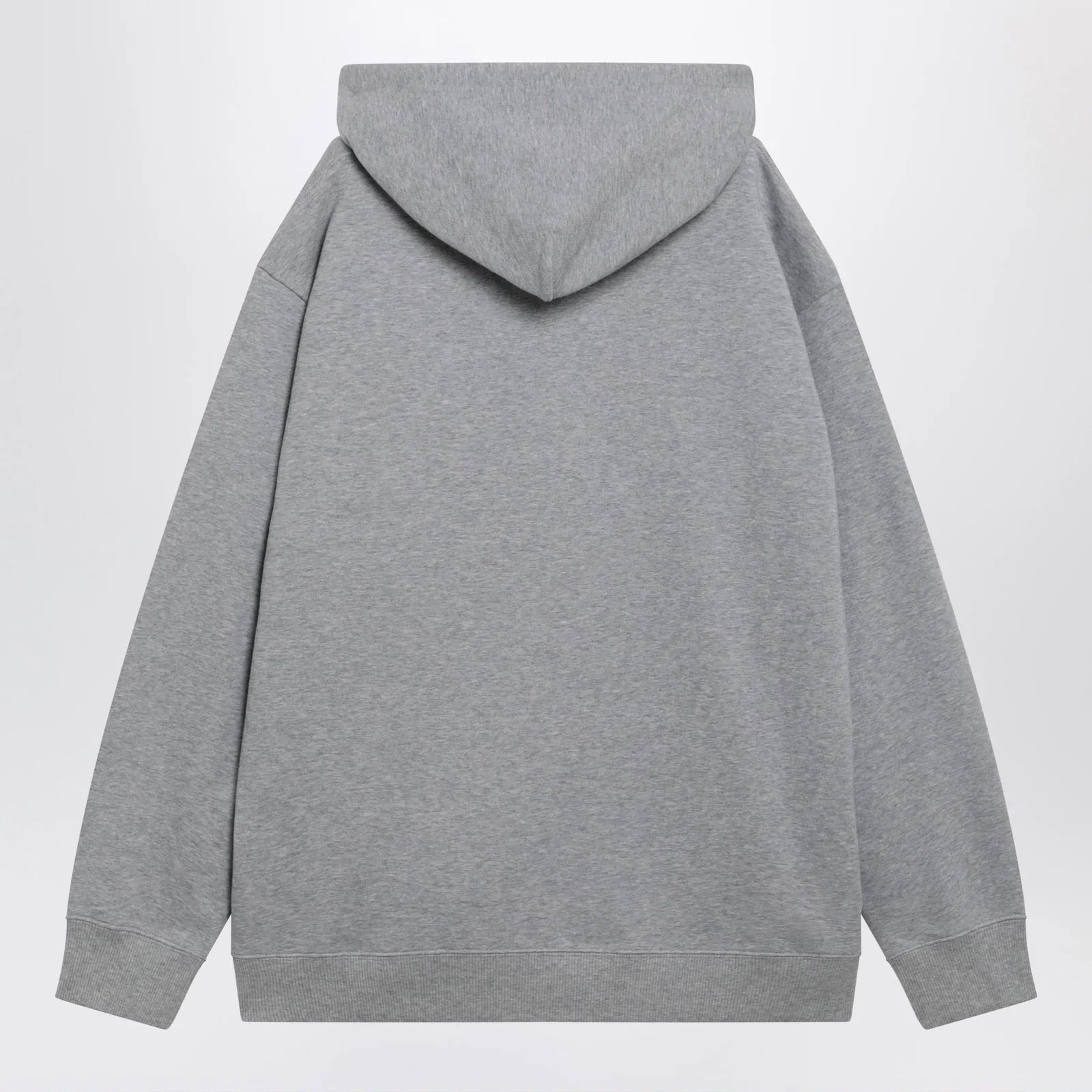 Valentino Mélange gray hoodie with Vlogo embroidery