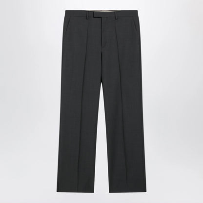 Valentino Gray wool-blend pants