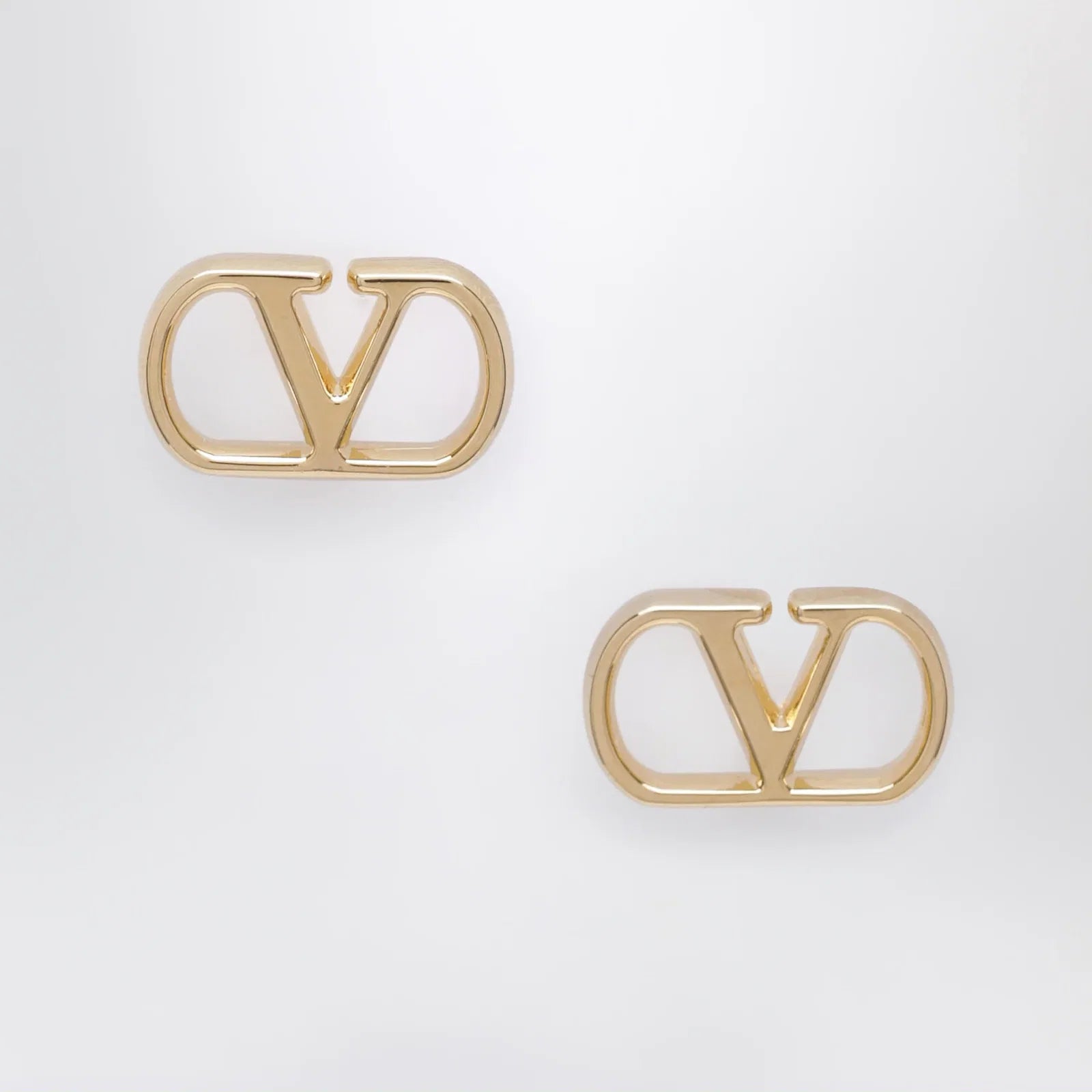 Valentino Garavani VLogo Signature earrings in gold-tone metal