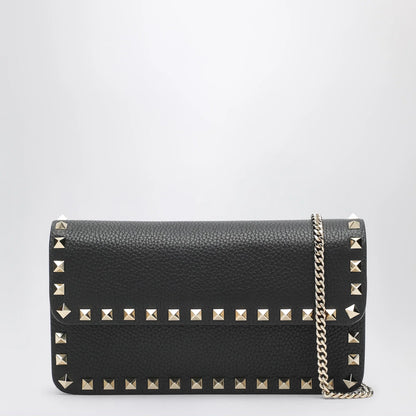 Valentino Garavani Pouch with black Rockstud chain