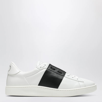 Valentino Garavani Open Royco nappa calfskin sneakers in white/black