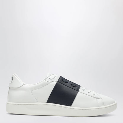 Valentino Garavani Open Royco nappa leather sneakers in white/navy