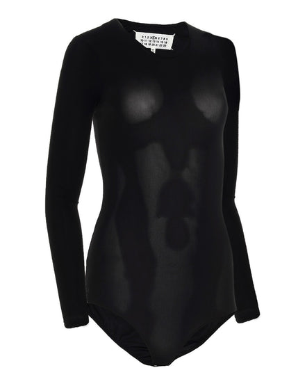 Maison Margiela Long Sleeves Crew Neck Bodysuit