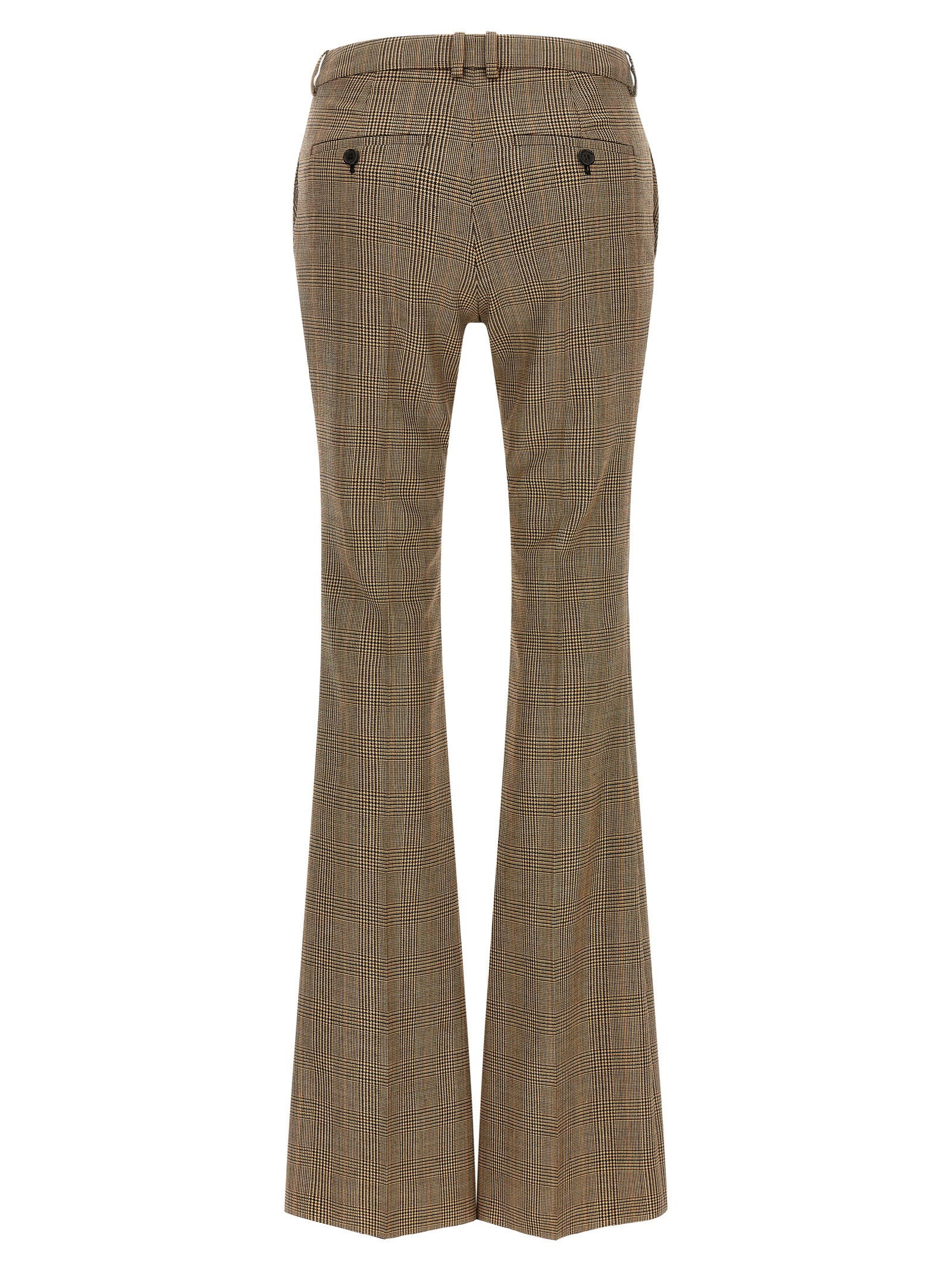 Saint Laurent Prince Of Wales Houndstooth Trousers