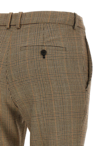 Saint Laurent Prince Of Wales Houndstooth Trousers