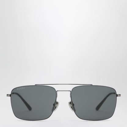 GUCCI Ruthenium Metal Navigator Sunglasses