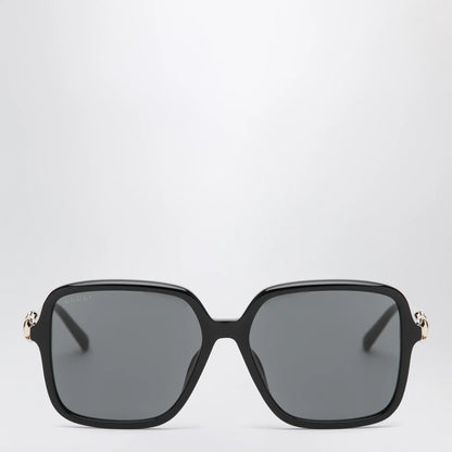 GUCCI Black butterfly sunglasses with Horsebit detail