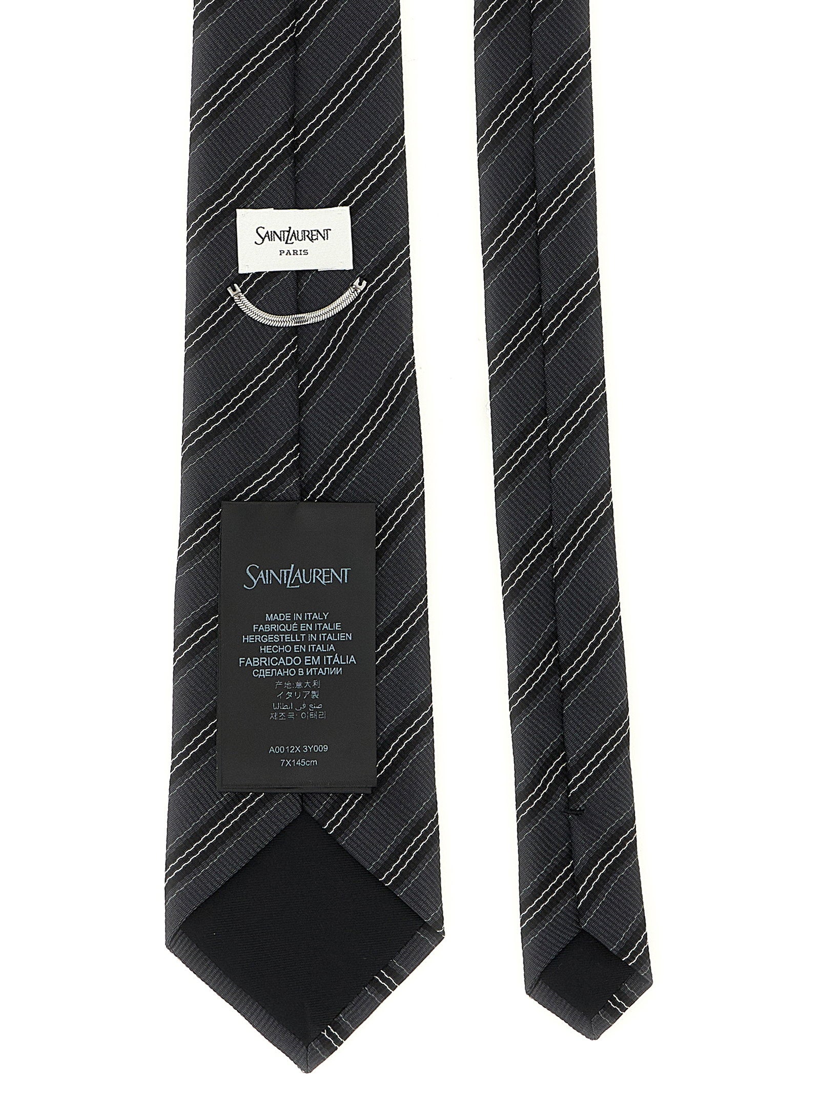 Saint Laurent Striped Tie