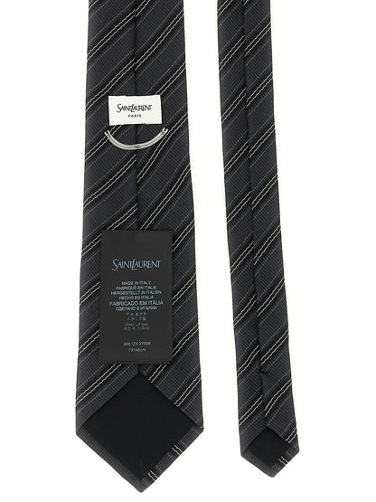 Saint Laurent Striped Tie