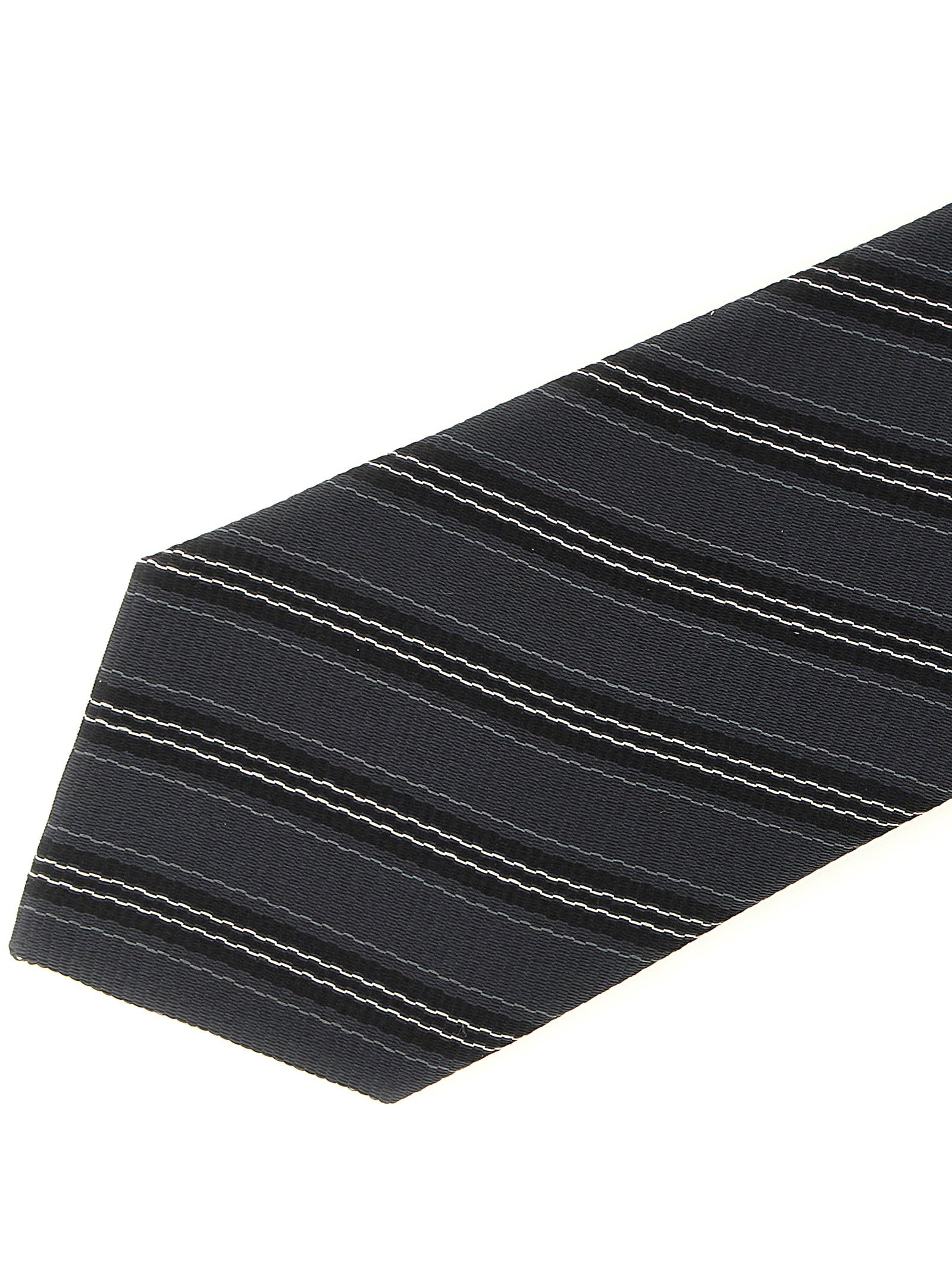 Saint Laurent Striped Tie