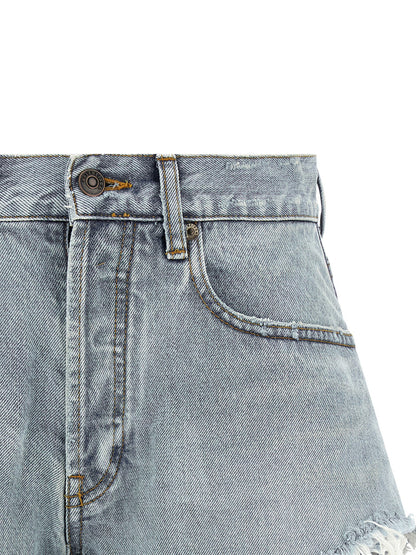 Balenciaga Denim Shorts