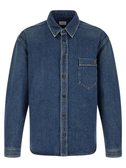 Saint Laurent Cassandre Denim Shirt