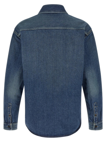 Saint Laurent Cassandre Denim Shirt