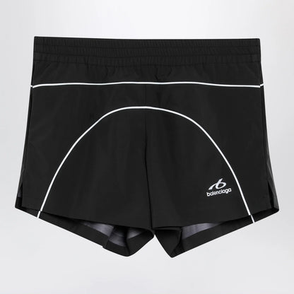 Balenciaga Techwear shorts in black technical fabric