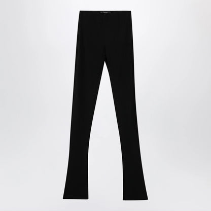 GUCCI Black trousers in viscose crêpe jersey