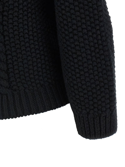 Saint Laurent Wool Sweater With Processing