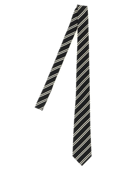 Saint Laurent Striped Tie